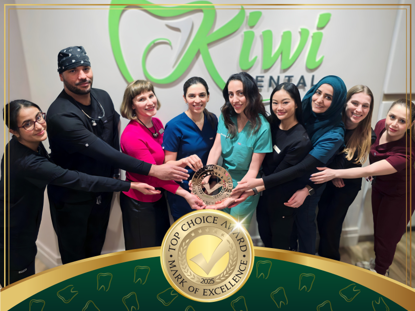 Kiwi Dental Named 2025 Best Dentist in Oakville by Top Choice Awards