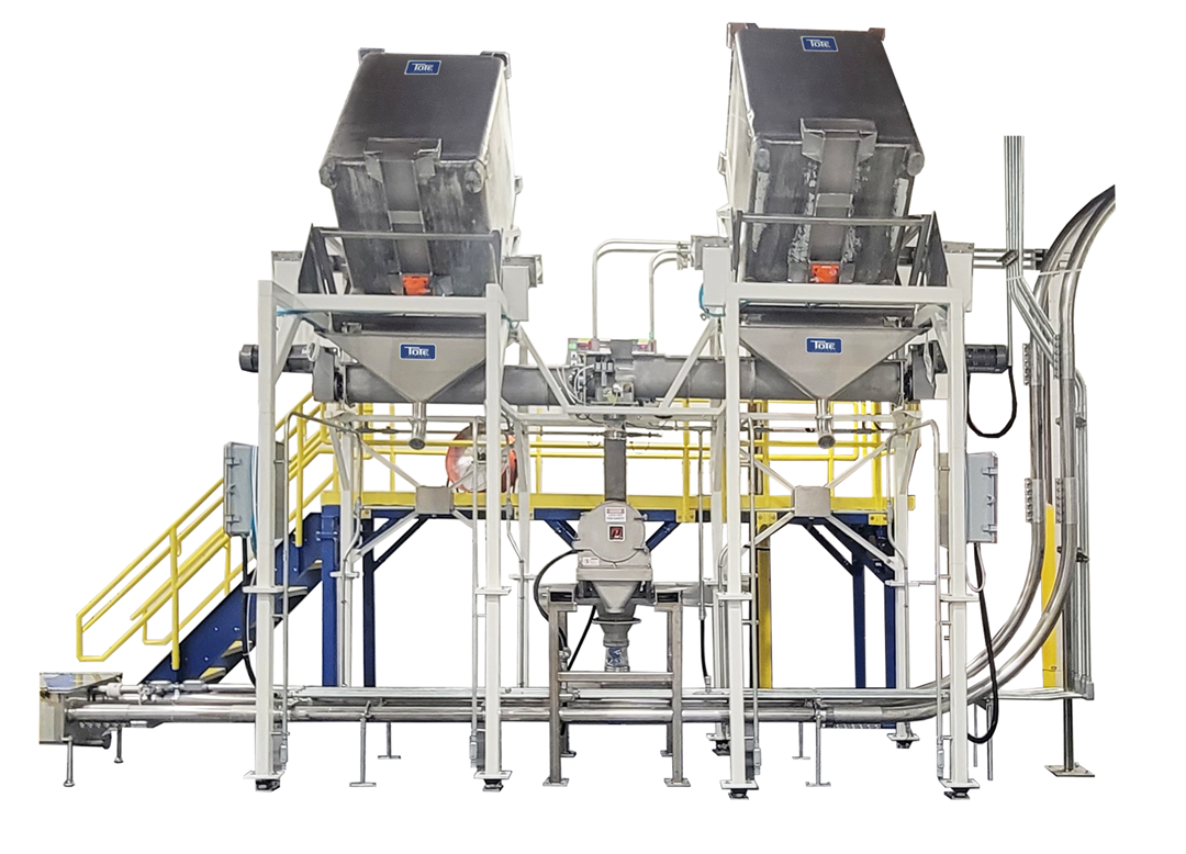 Tote Systems Expands Bulk Handling Solutions with Stainless Steel IBC Tanks and Bin Dumpers